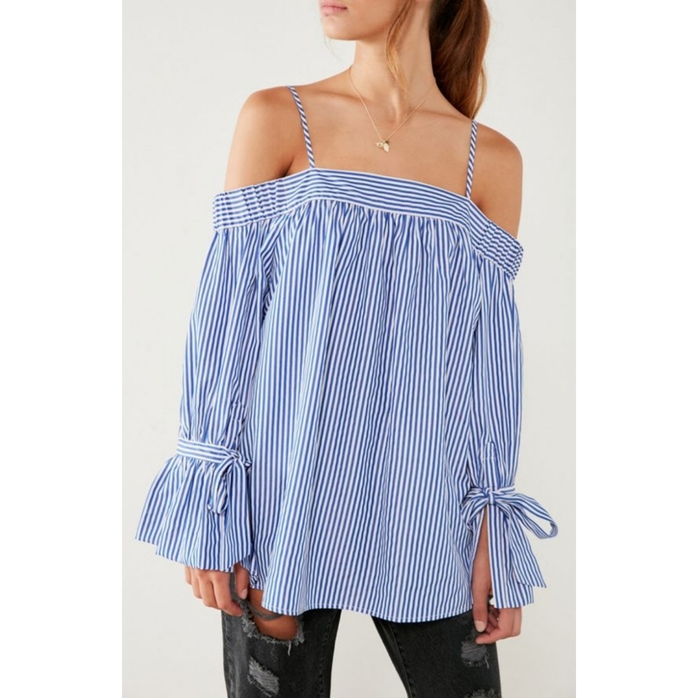 Urban Outfitters Kimchi Blue Striped Shirt Top